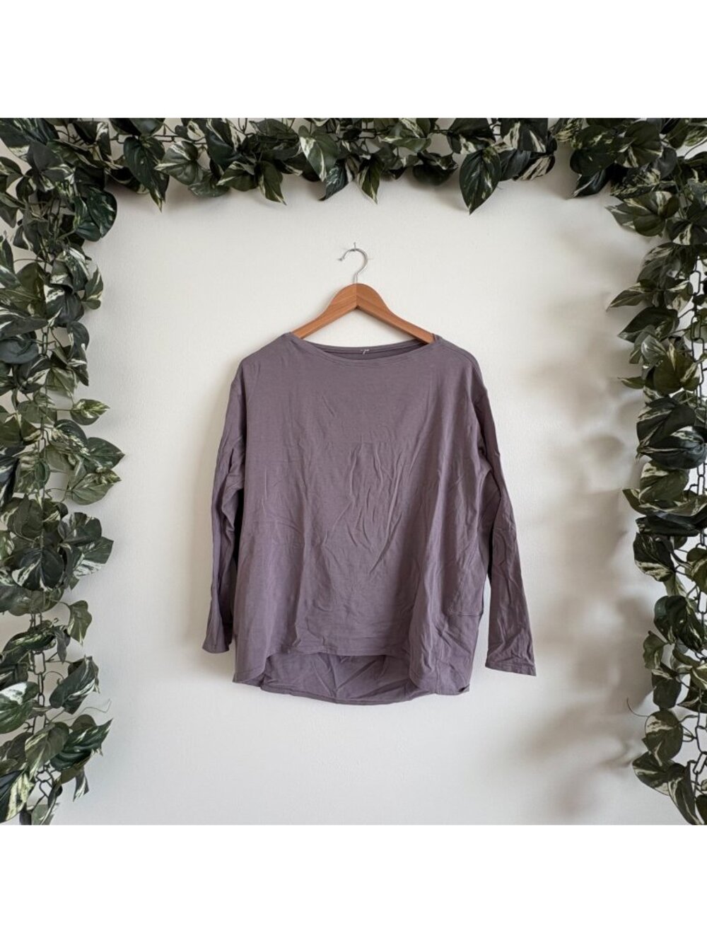 Lululemon Athletic Back In Action Long Sleeve Shirt Purple Women’s Size 4/6